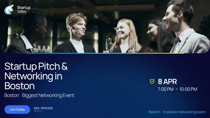 Startup Pitch & Networking in Boston