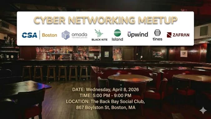 CSA Boston SecureWorld Networking Event