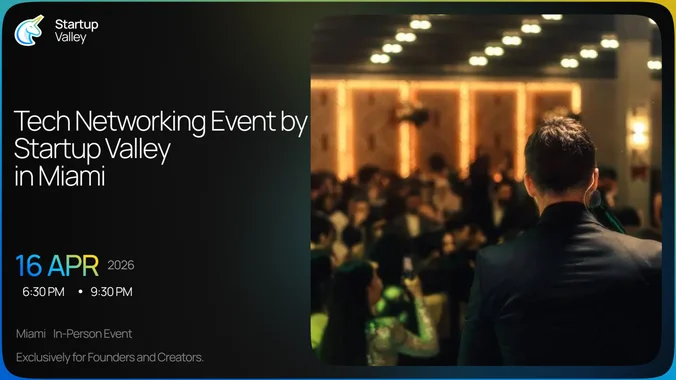 Tech Networking Event by Startup Valley
in Miami